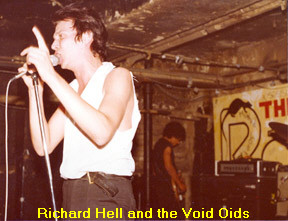 Richard Hell at The Rat when they had NYC-Boston exchange gigs