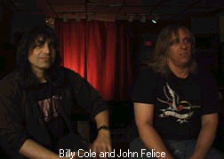 Billy  Cole and John Felice.