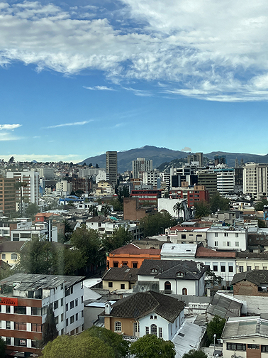 Arriving in Quito