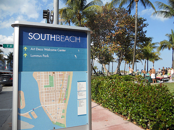 Miami South beach sign