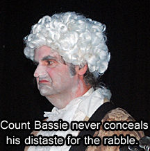 Count Bassie scowls
