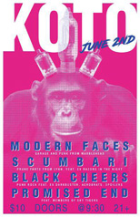 Koto rock show poster