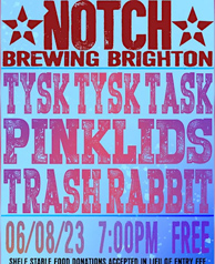 Notch brewery show poster