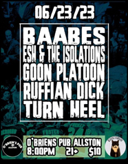 Baabes show poster