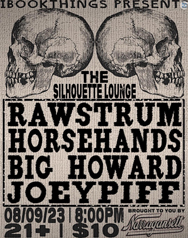 Silhouette Lounge rock show poster