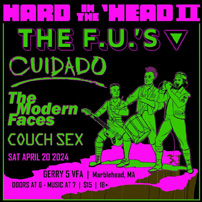 The Fus hardcore show poster