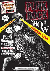 Punk show poster