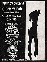 Punk rock show poster