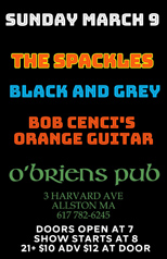 Rock show poster O'Briens