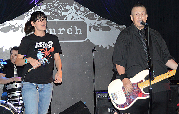 Steve Soto at the Punk Rock Karaoke show at Church in 2015 Photo:Blowfish 
